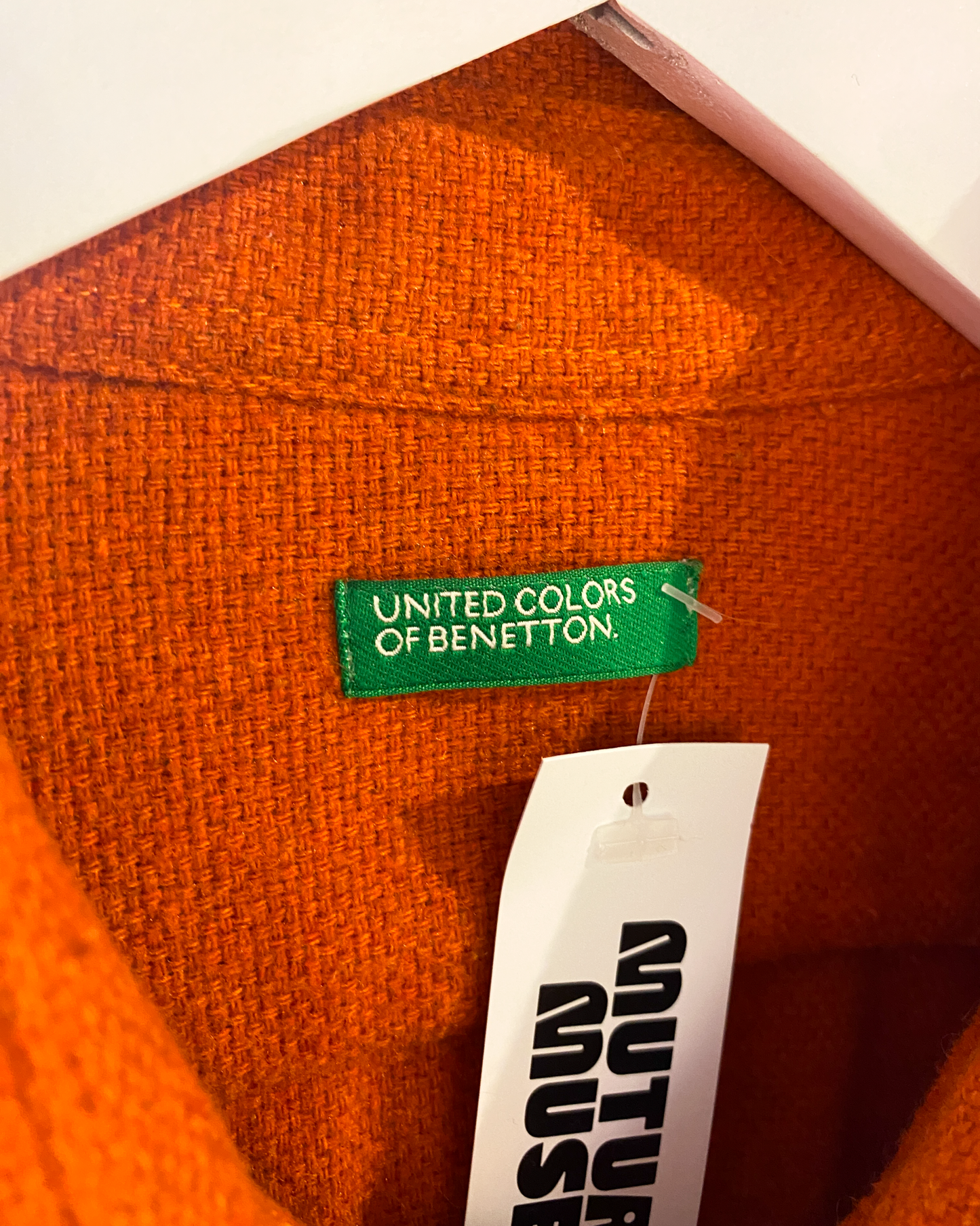 Size S | United Colors of Benetton Wool Blend Vintage Shirt