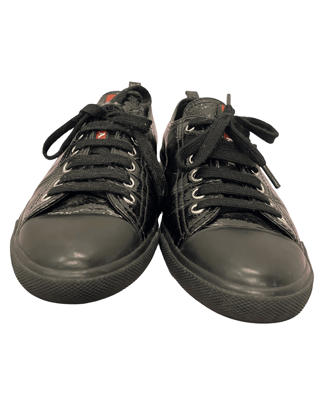 Size 38.5 | Prada Patent Sneakers