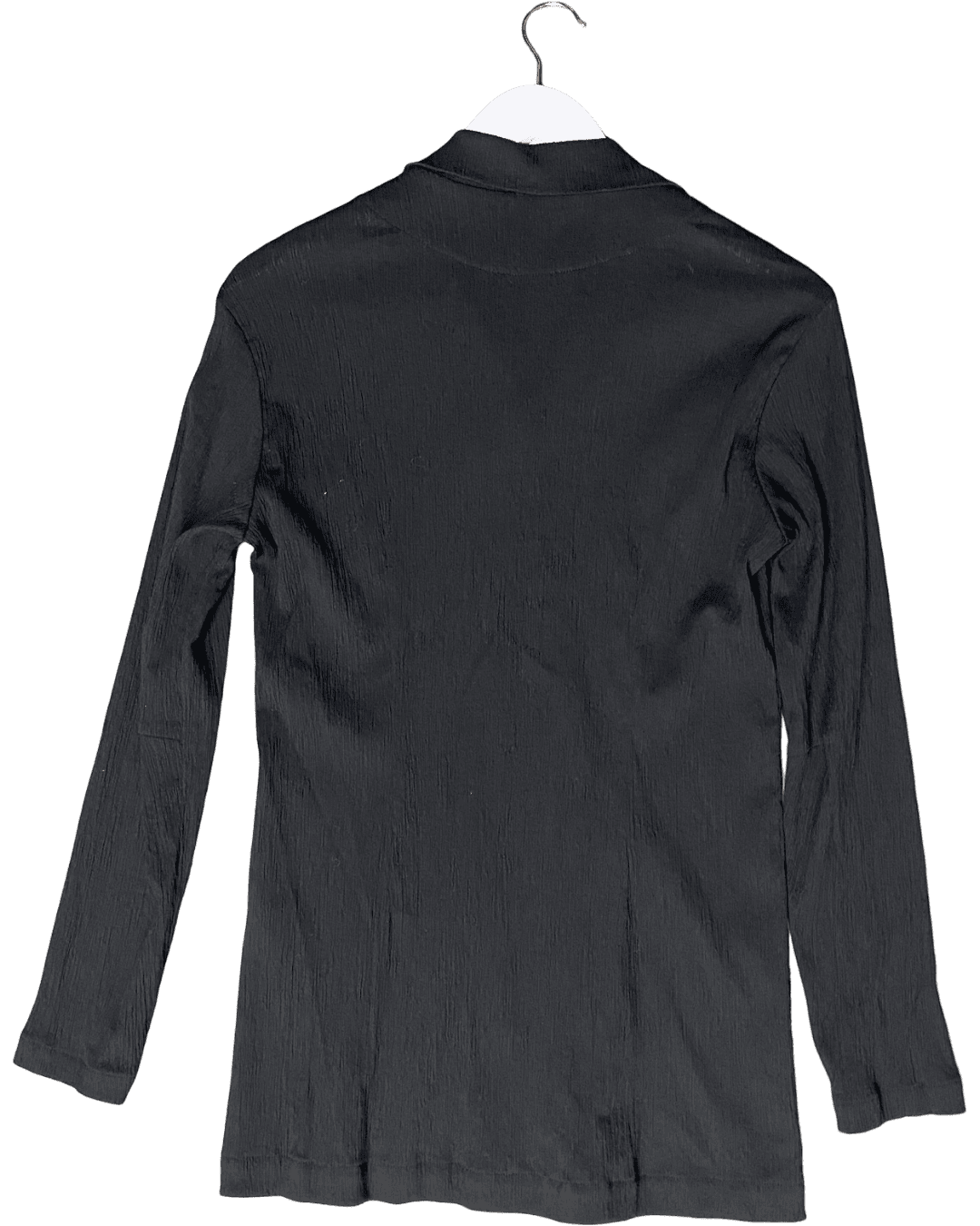 Size M | Kloke Longline Crinkle Knit Shirt