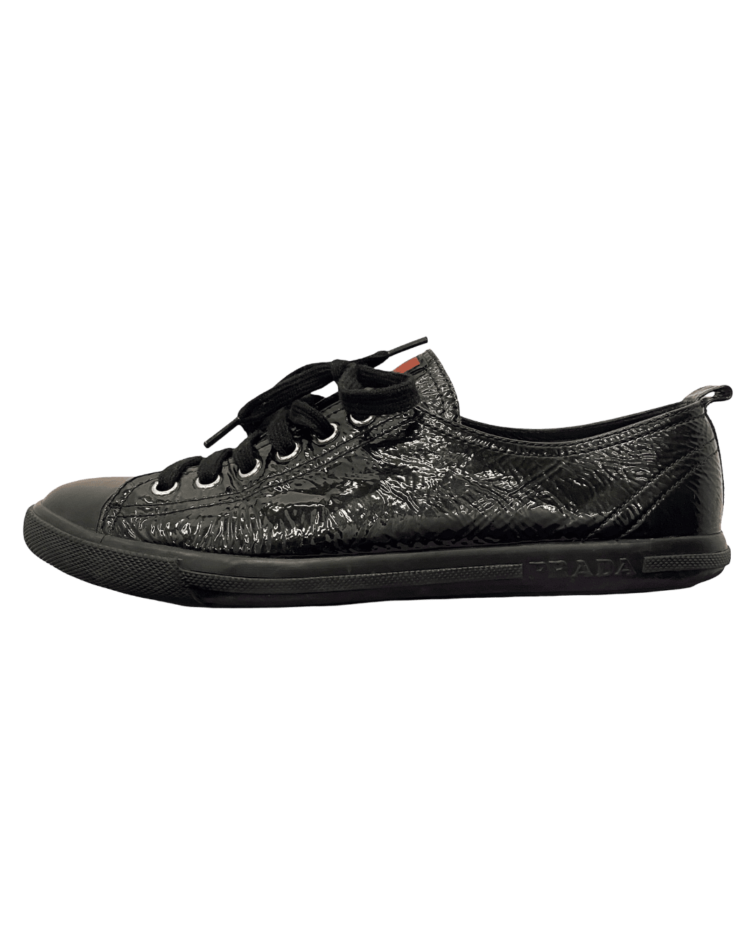 Size 38.5 | Prada Patent Sneakers