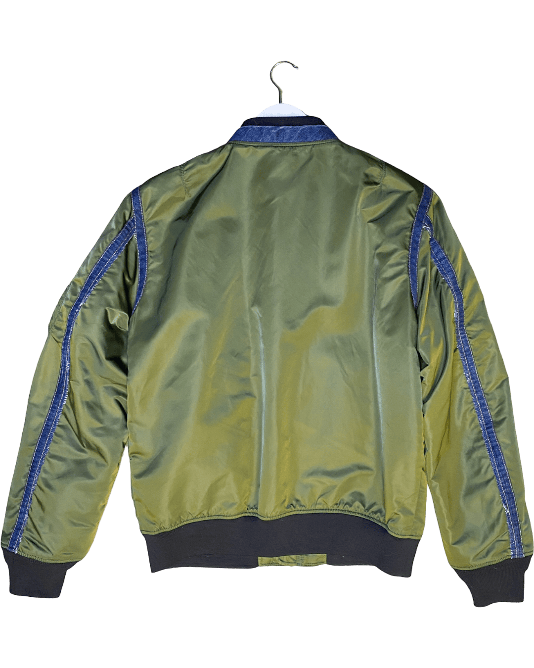 Size L | Diesel Nylon Satin Bomber Jacket