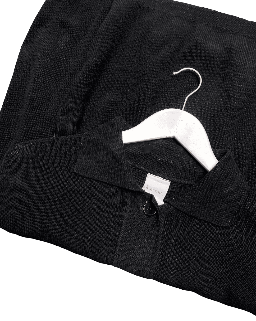 Size XL | Kowtow Organic Cotton Knit Polo Cardigan