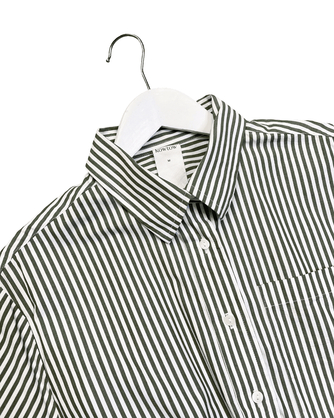 Size M | Kowtow Striped Organic Cotton Shirt Dress
