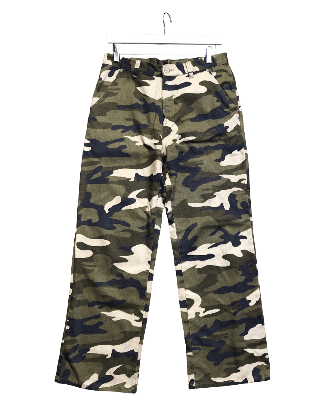 Size M | Fishbone Camo Print Pants