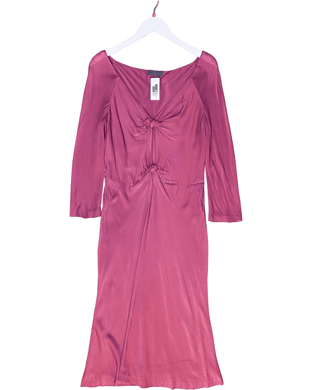 Size 14 | Alberta Ferretti Knot Detail Bias Dress