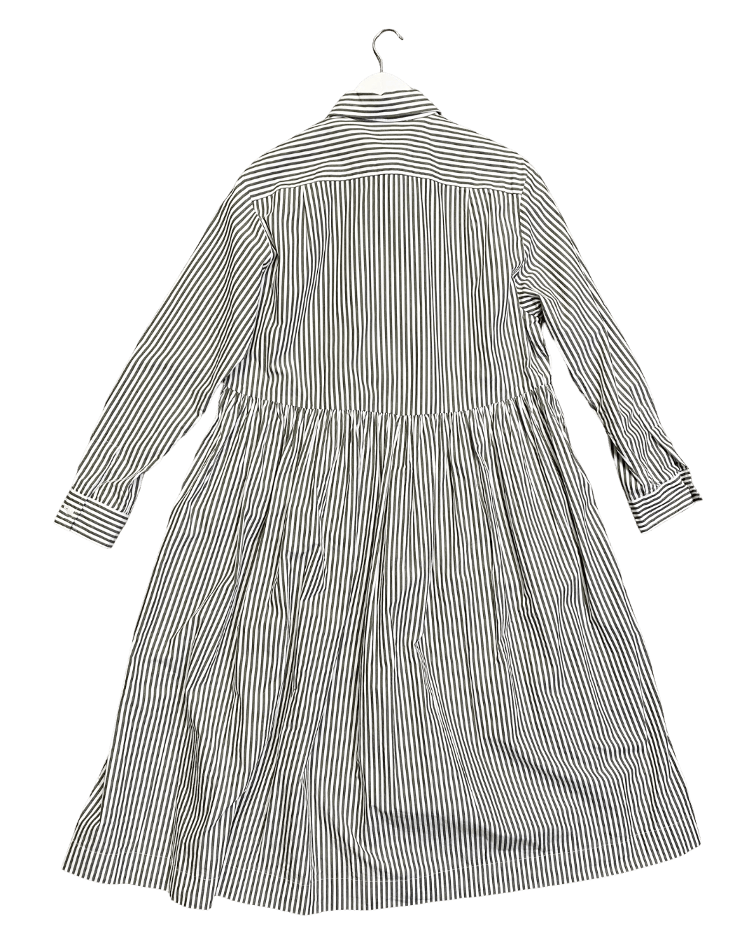 Size M | Kowtow Striped Organic Cotton Shirt Dress