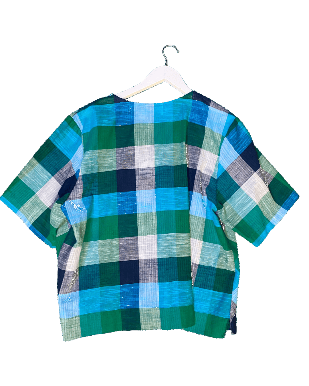 Size 18 | Obus Cotton Check Top With Tags