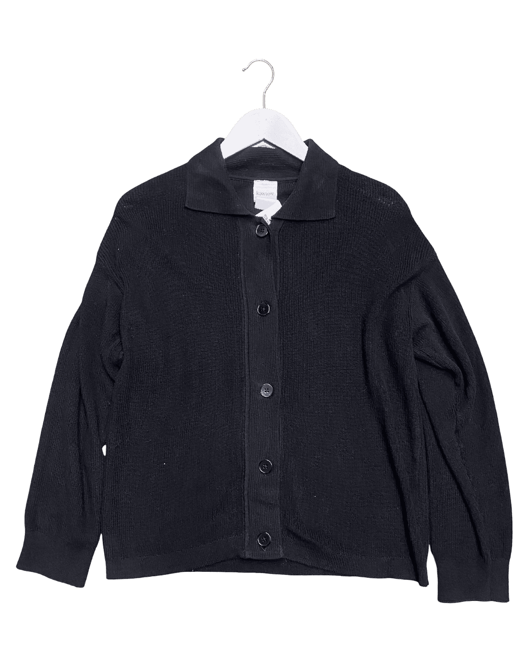 Size XL | Kowtow Organic Cotton Knit Polo Cardigan