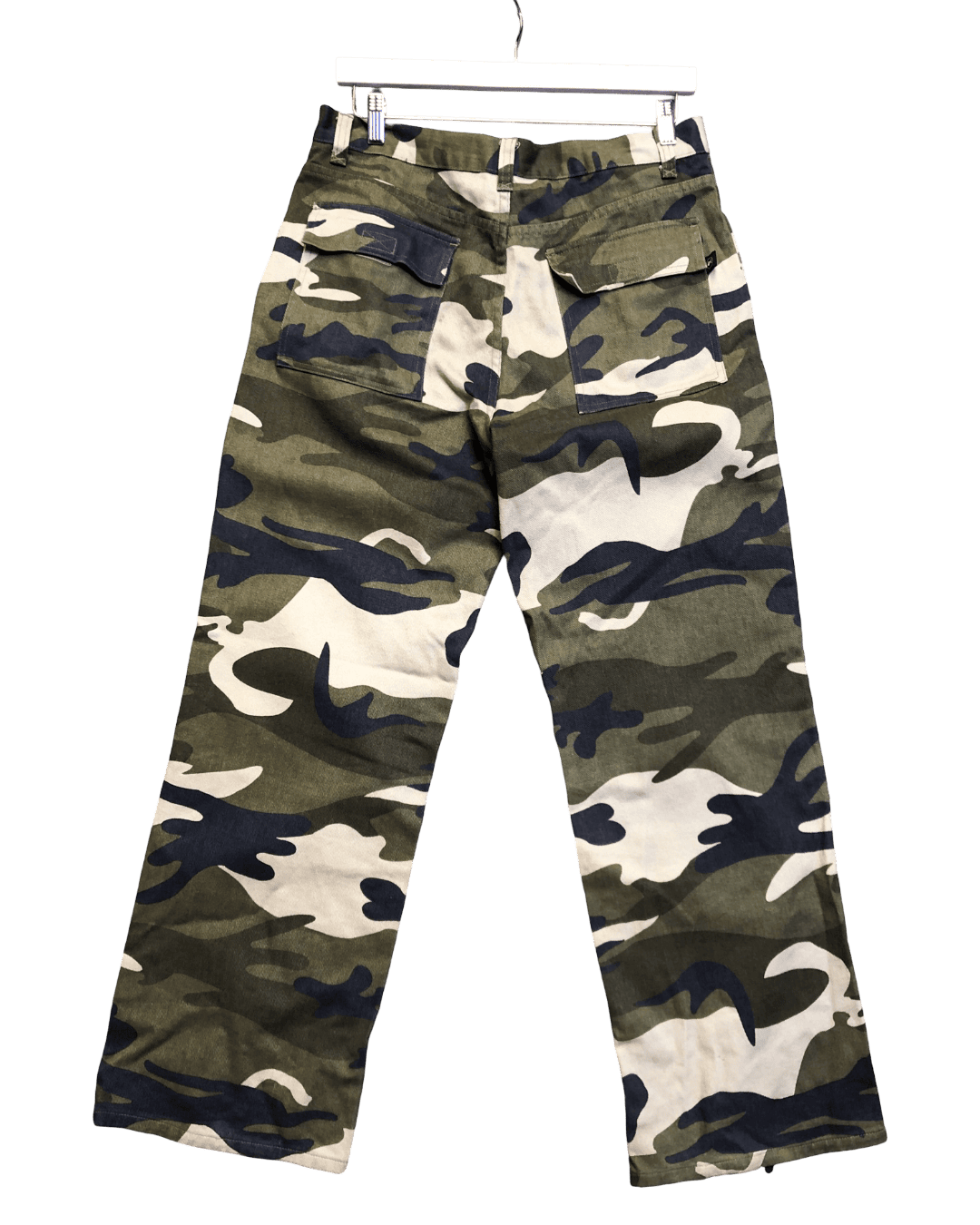 Size M | Fishbone Camo Print Pants