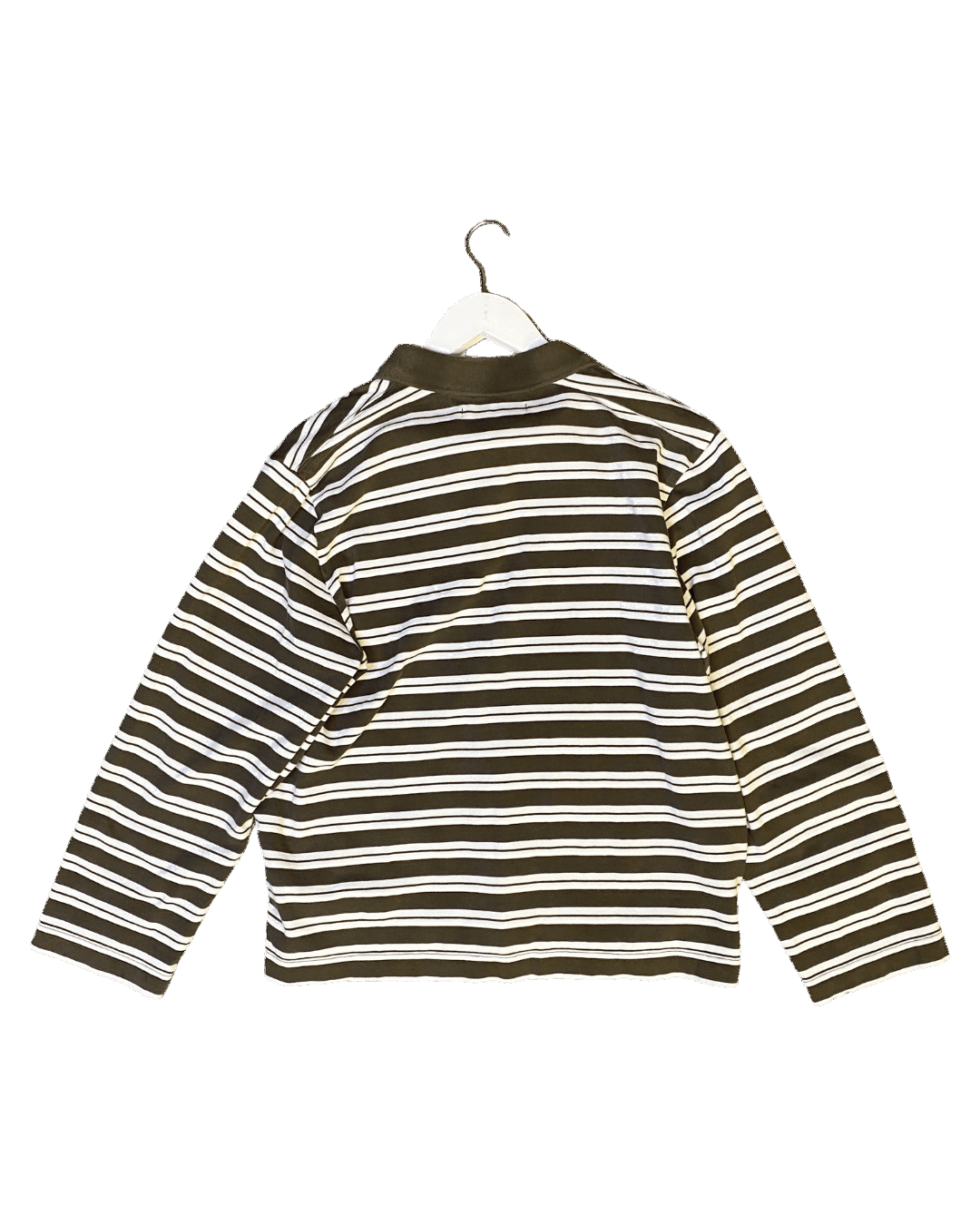 Size M | Samsøe Samsøe Sadover Striped Polo Top