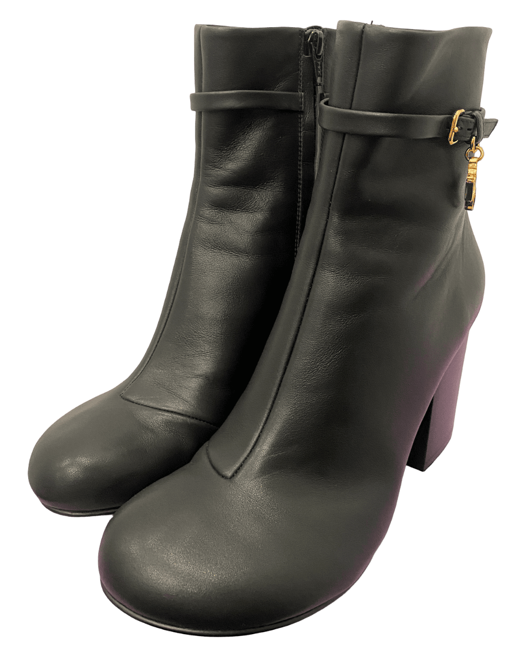 Size 40 | JW Anderson Logo Charm Leather Boots