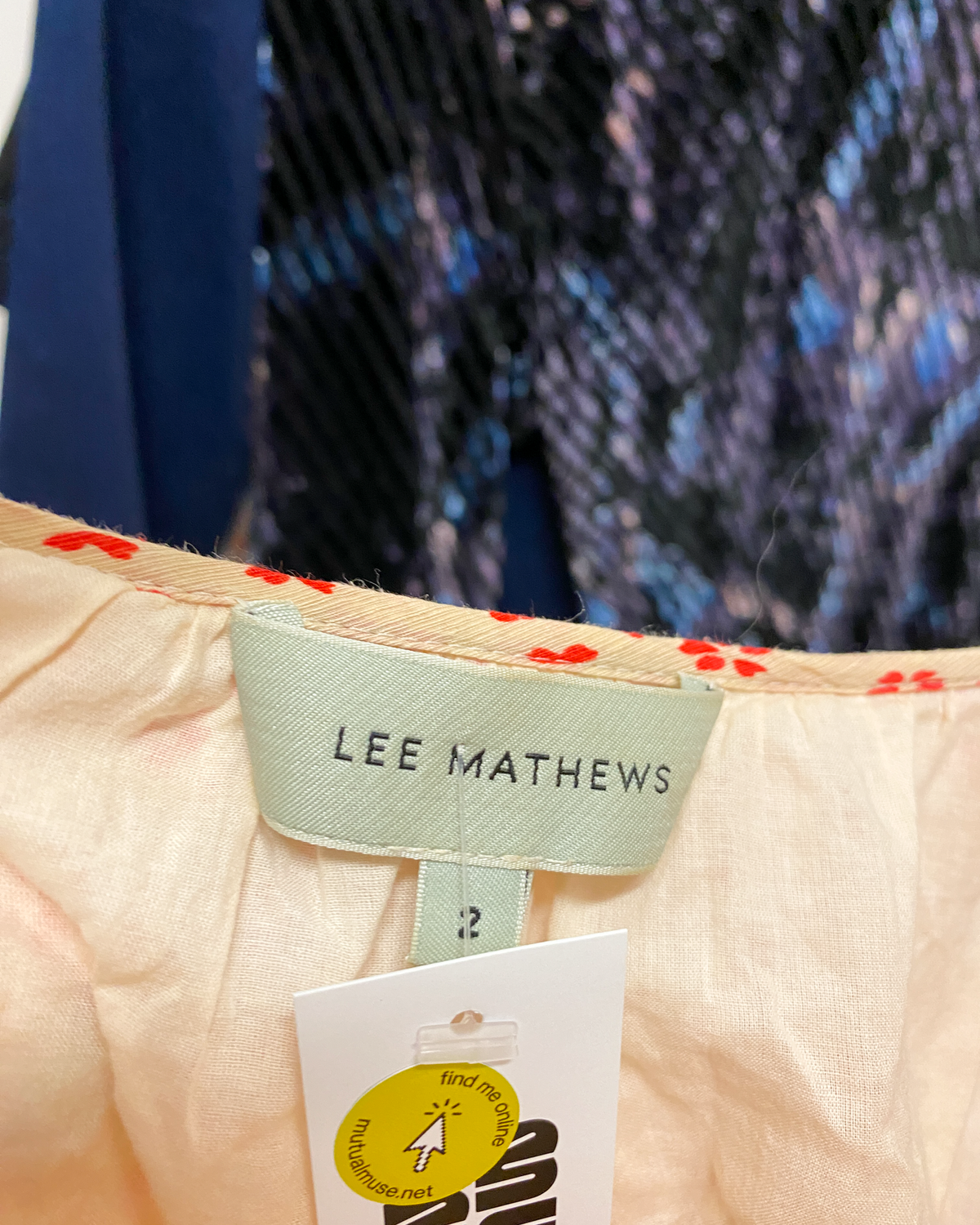 Size 2 (M) | Lee Mathews Linen/Silk Floral Dress