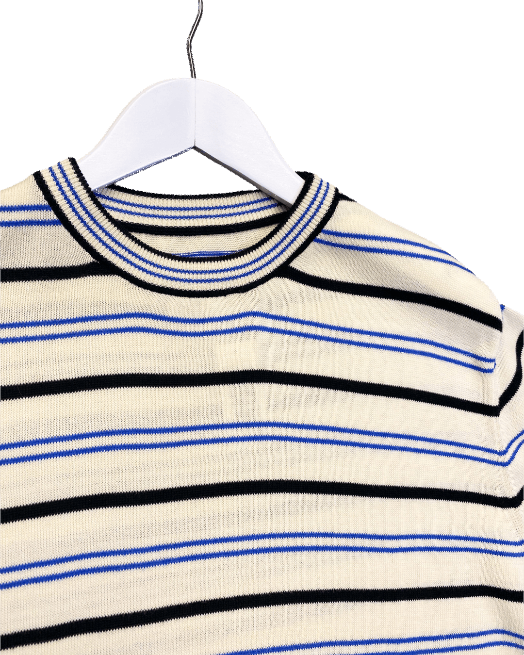 Size M | Cordera Striped Cotton Knit Top