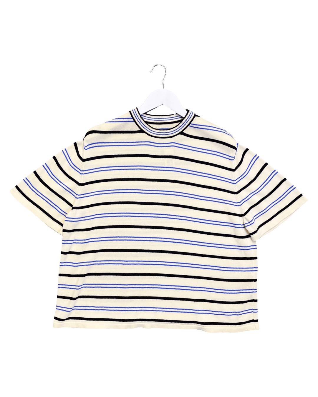 Size M | Cordera Striped Cotton Knit Top