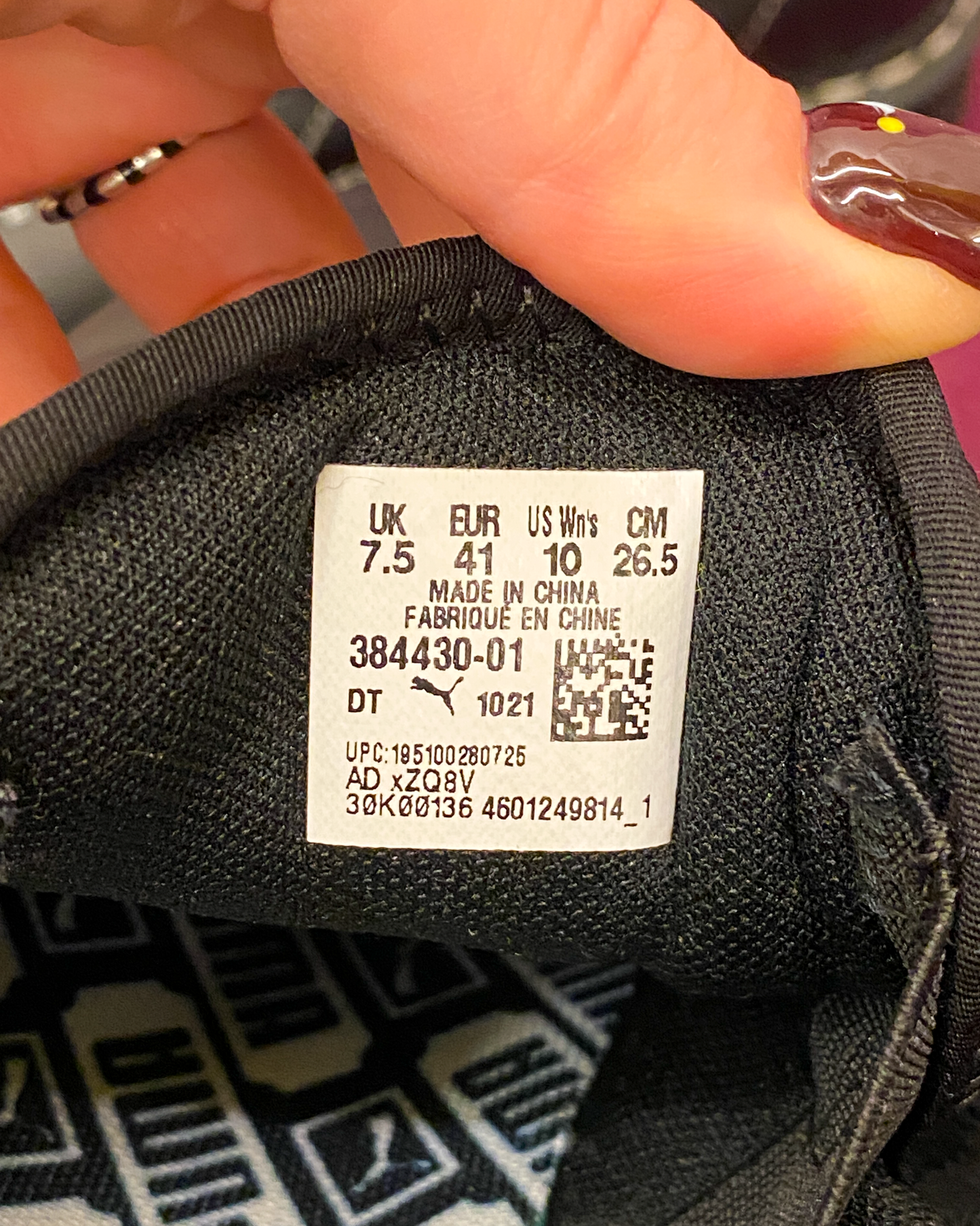 Size 41 | Puma Quilted Shoes