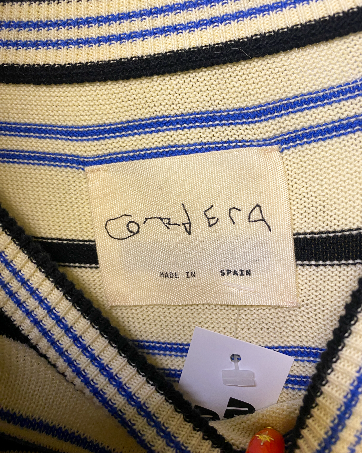 Size M | Cordera Striped Cotton Knit Top