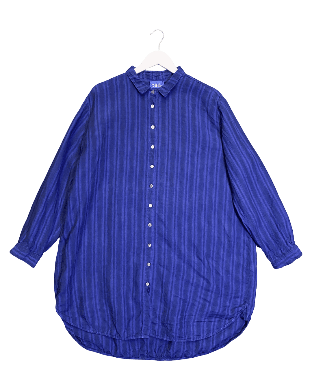 Size 3 (L) | MM Striped Linen Shirt Dress