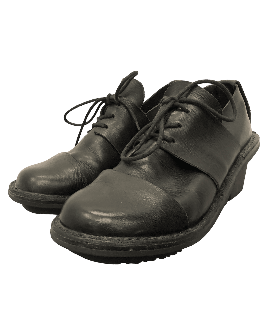 Size 37 | Trippen Leather Wedge Shoes