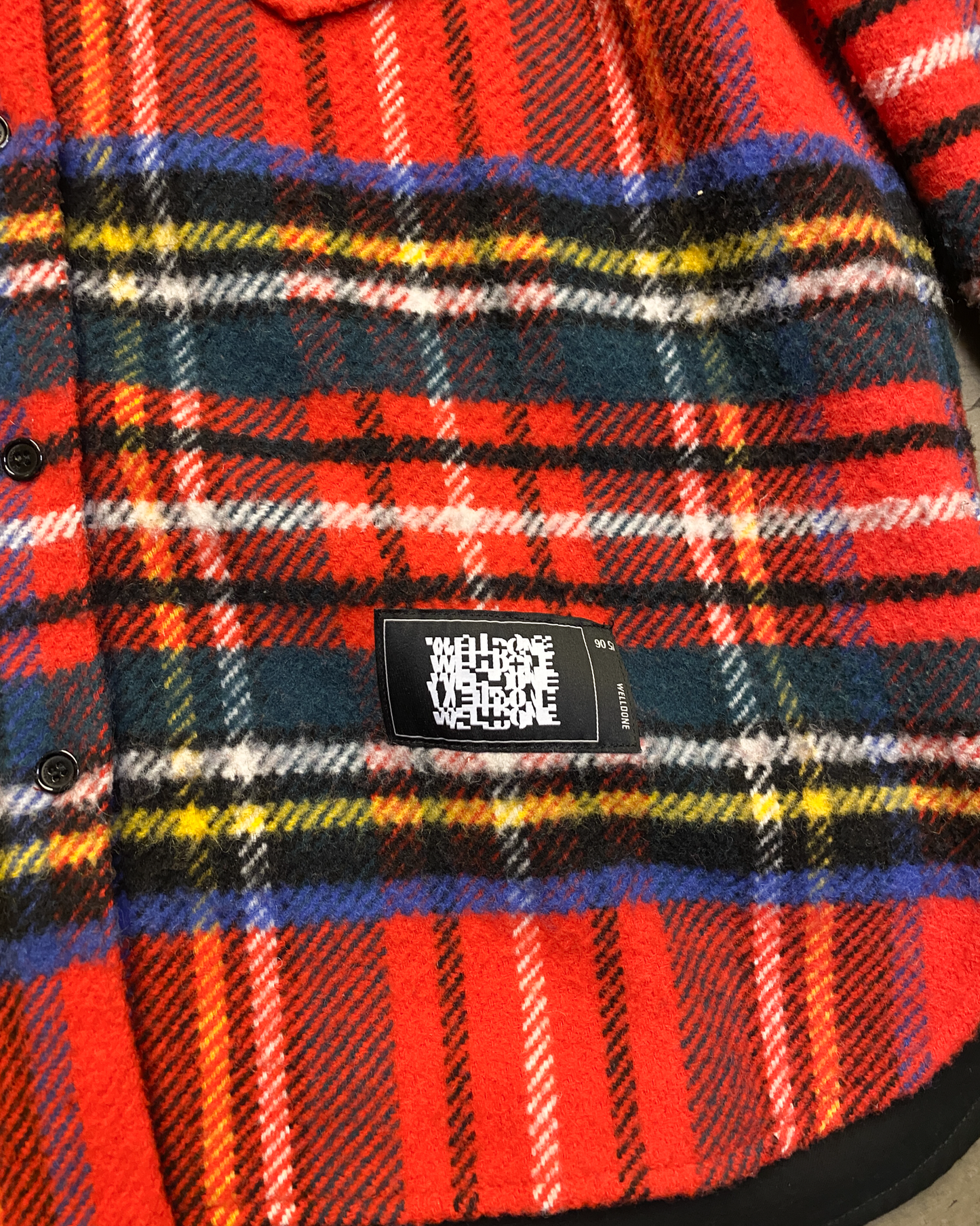 One Size | We11done Plaid Wooly Jacket