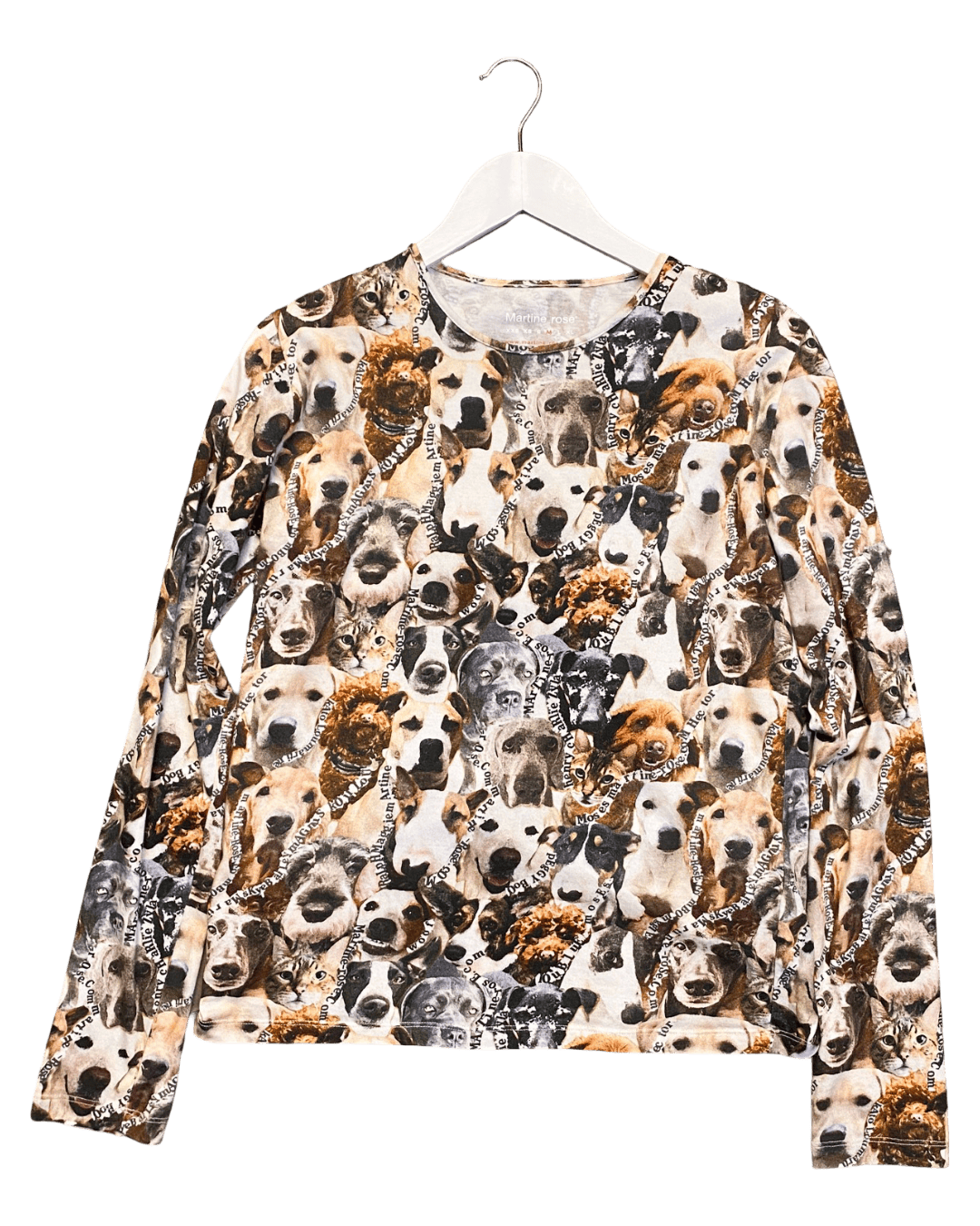 Size M | Martine Rose Dog Print T-shirt