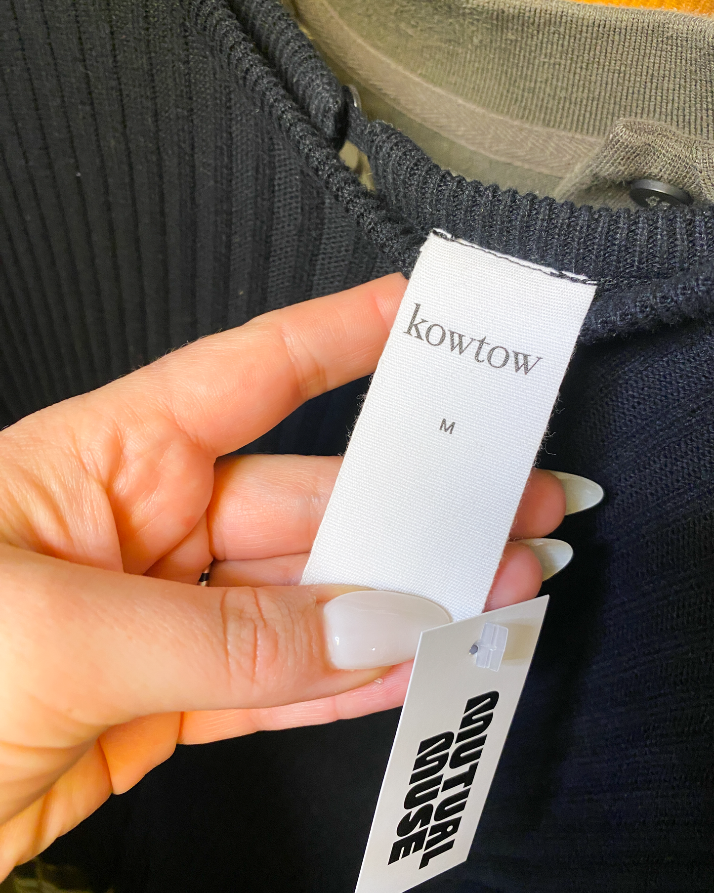 Size M | Kowtow Quinn Organic Cotton Knit Top
