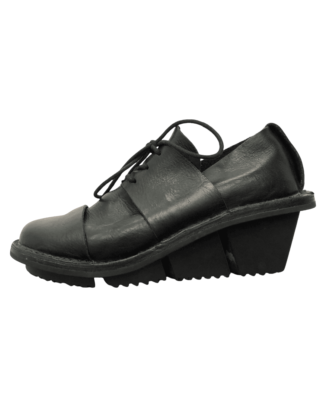 Size 37 | Trippen Leather Wedge Shoes