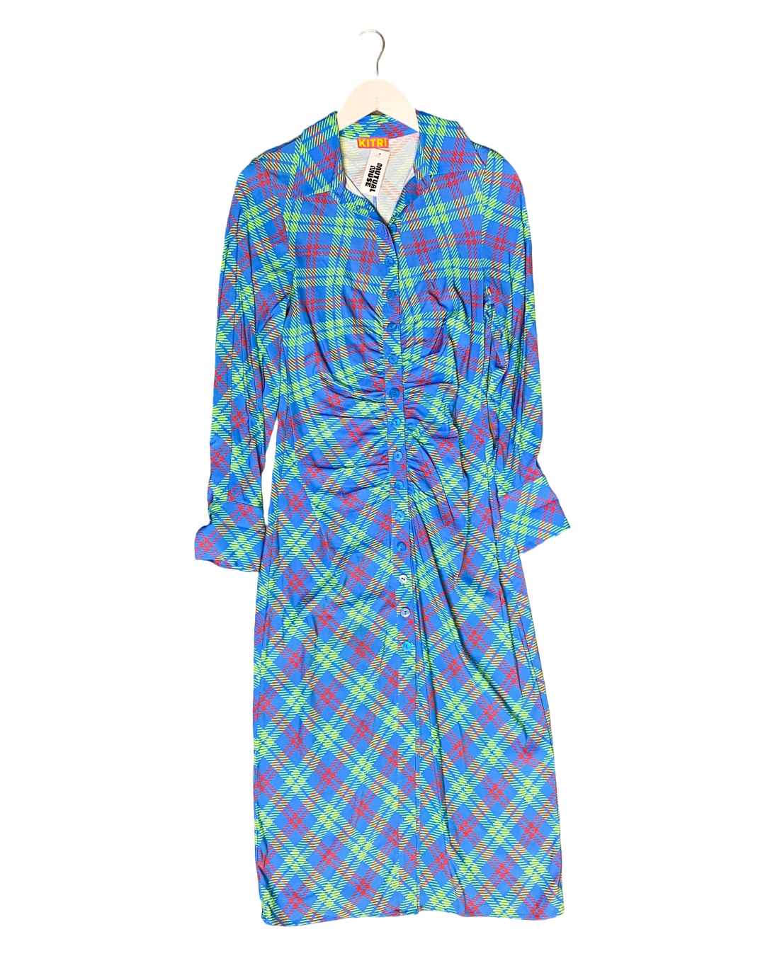 Size 10 | Kitri Plaid Shirt Dress