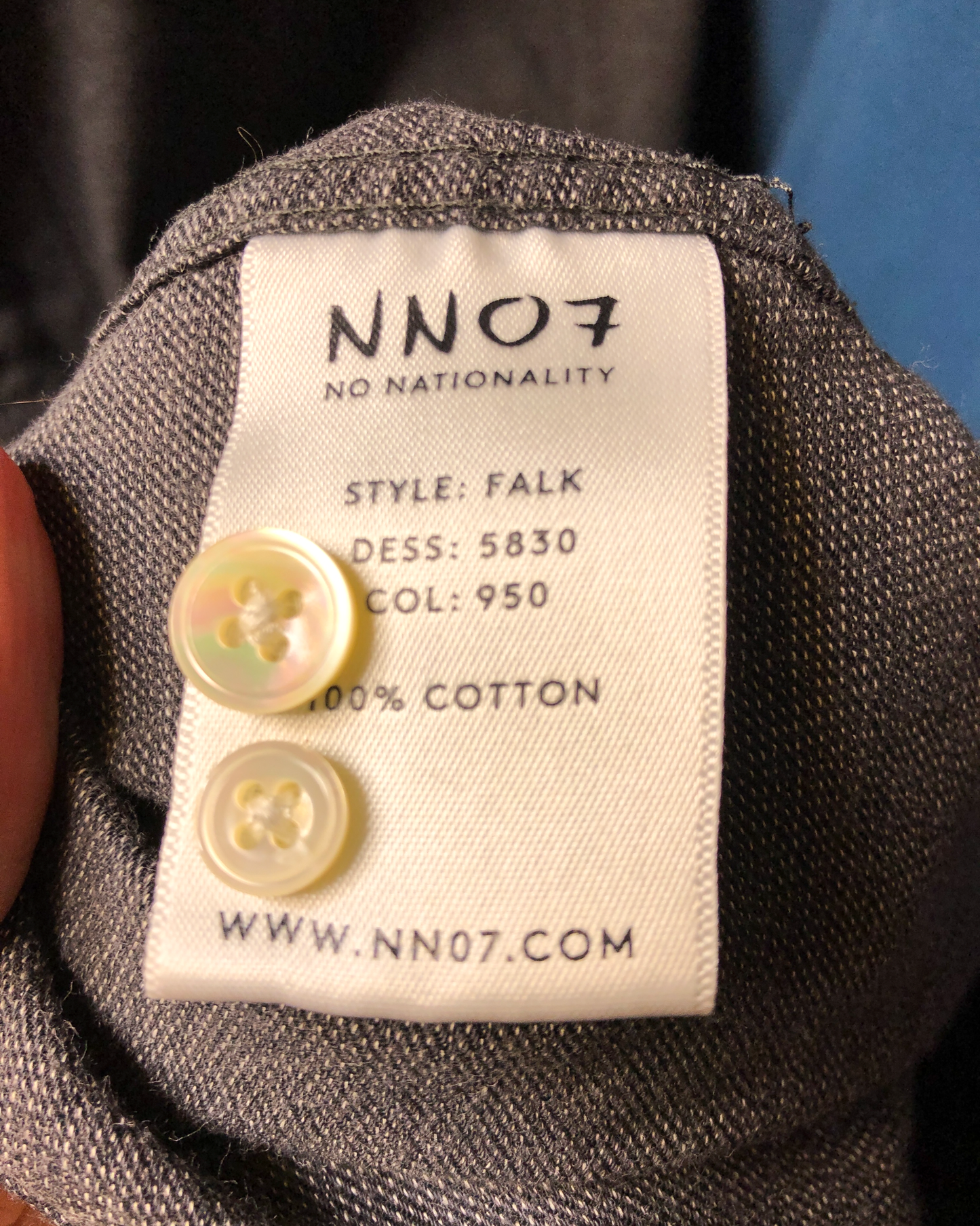 Size M | NN07 Falk Cotton Shirt