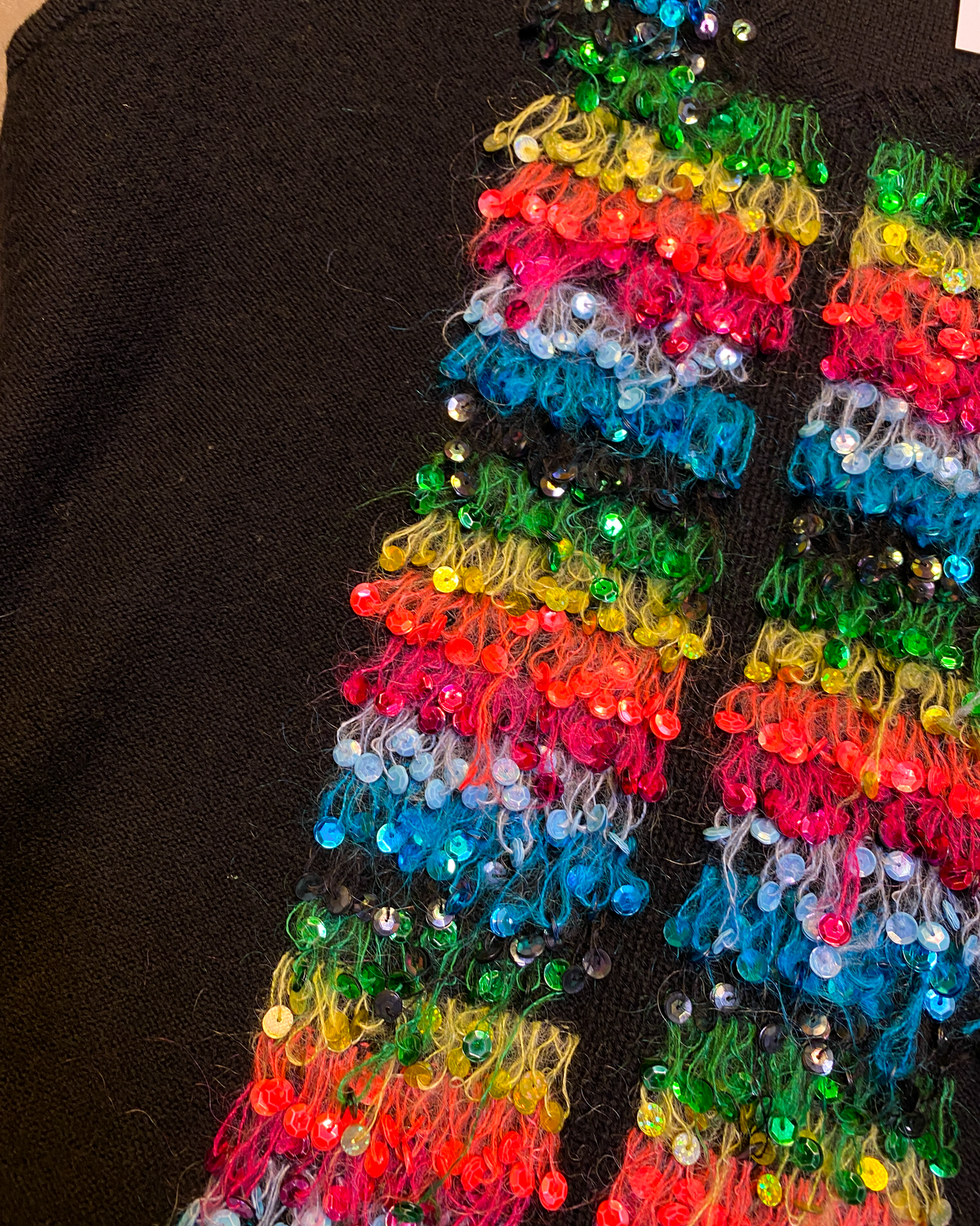 Size S | Kenzo Jeans Rainbow Sequins Knit Top