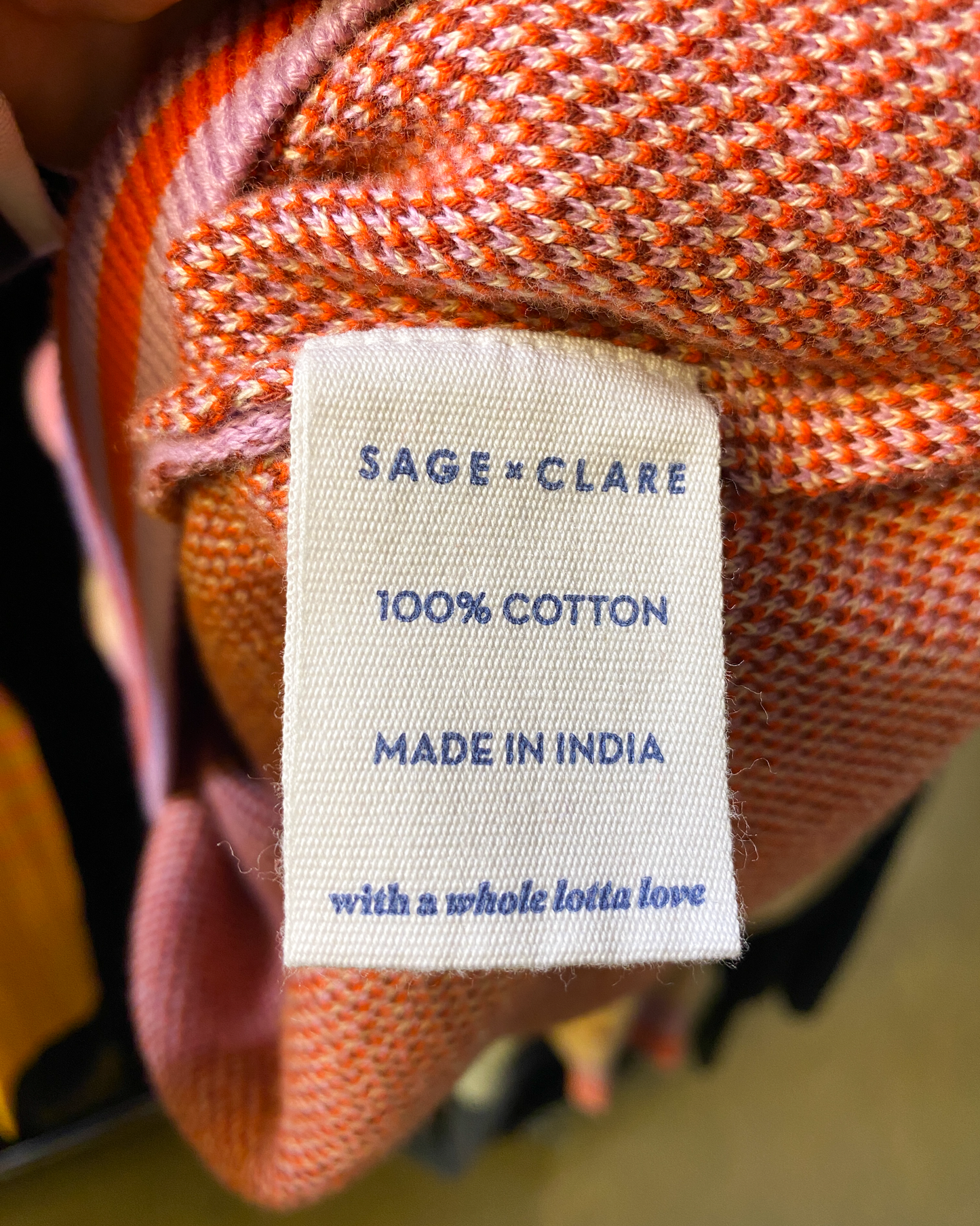 Size 20 | Sage x Clare Grid and Dots Jumper