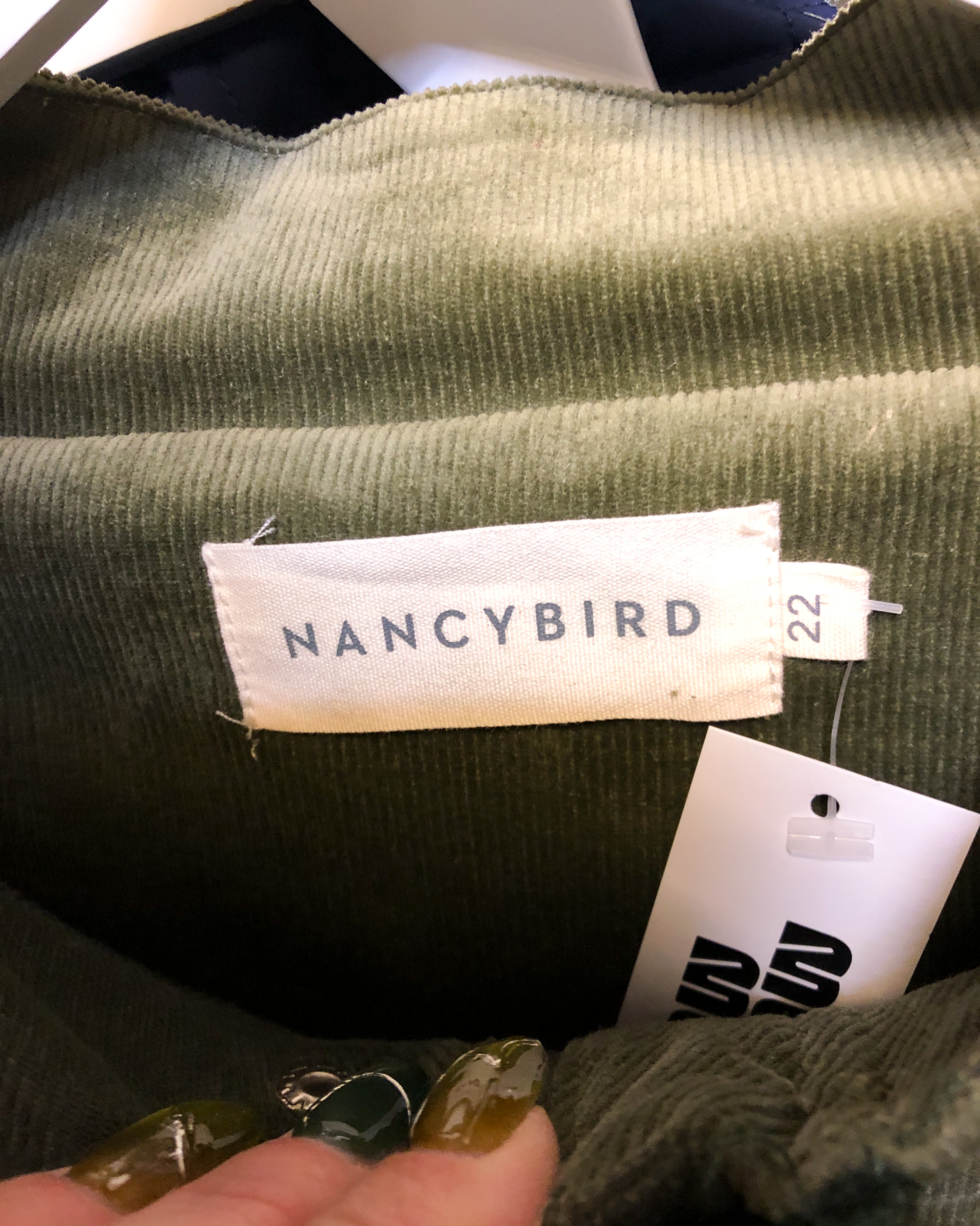 Size 5XL | Nancybird Long Corduroy Jacket