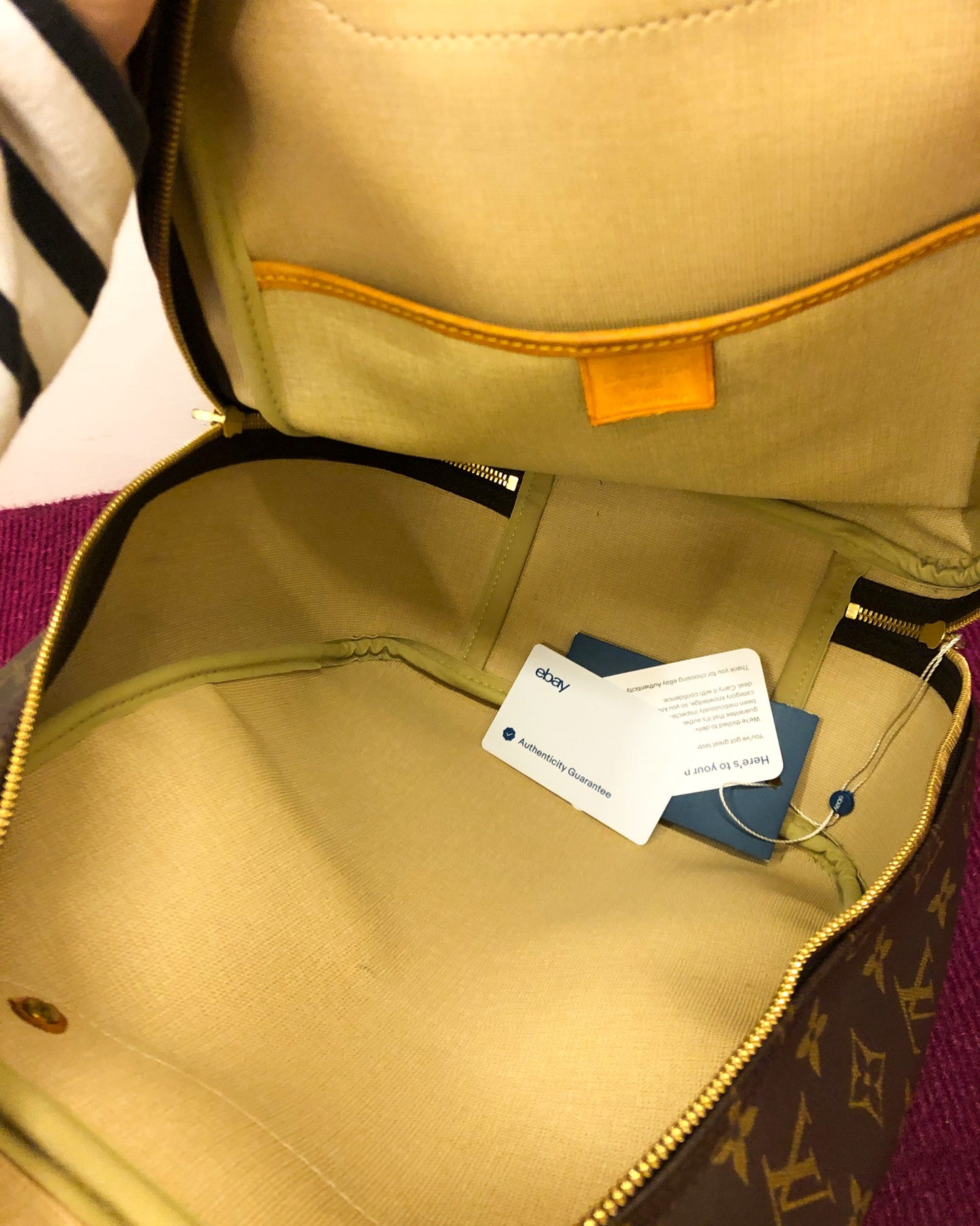Louis Vuitton Excursion Monogram Canvas Bag
