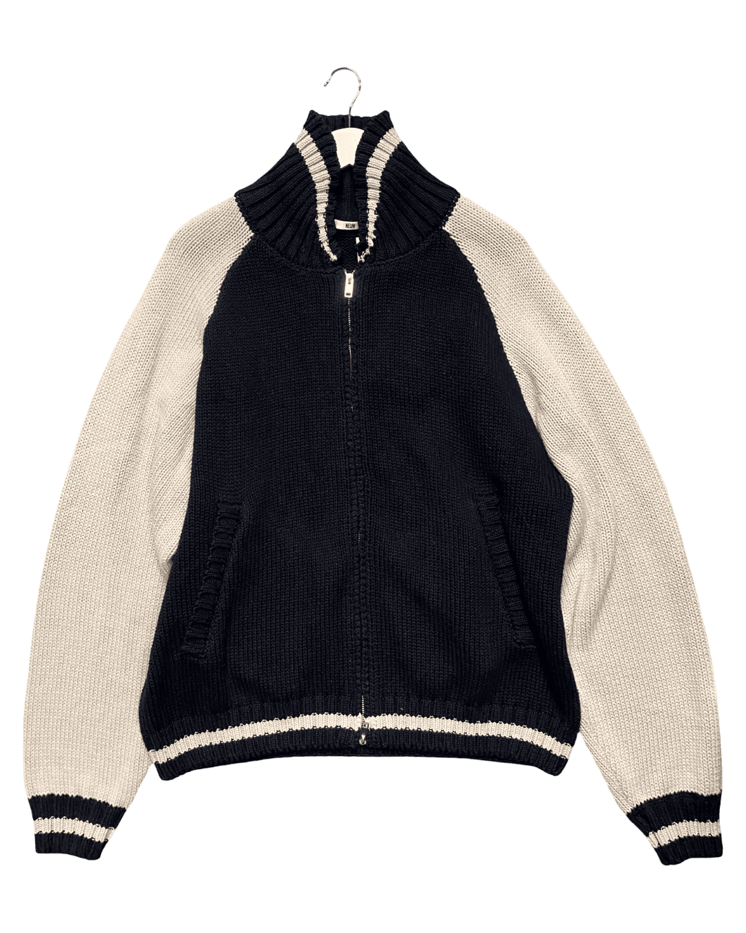 Size M | Neuw Cotton Knit Zip Jumper