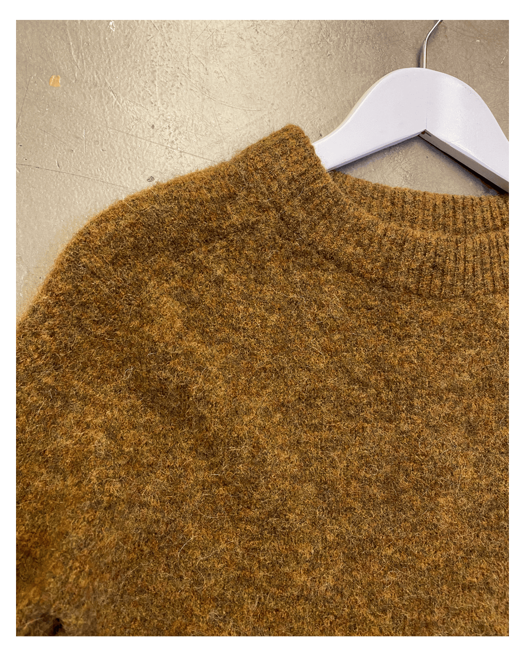 Size M | Lee Mathews Fuzzy Wool Marle Jumper
