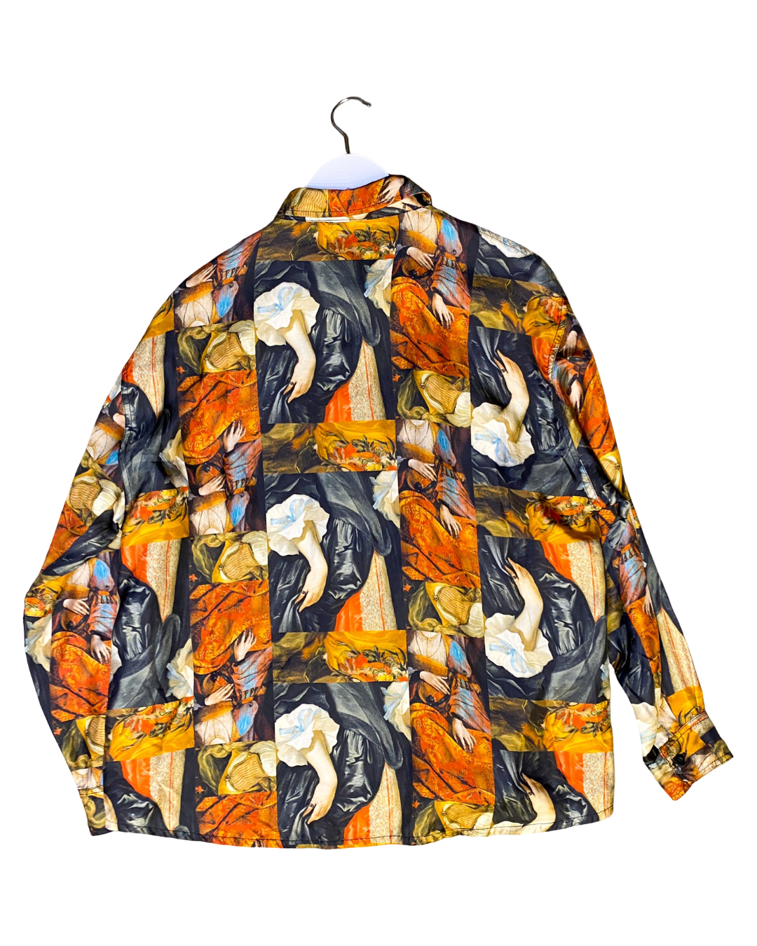 Size M | Alpha60 Renaissance Hands Silk Shirt