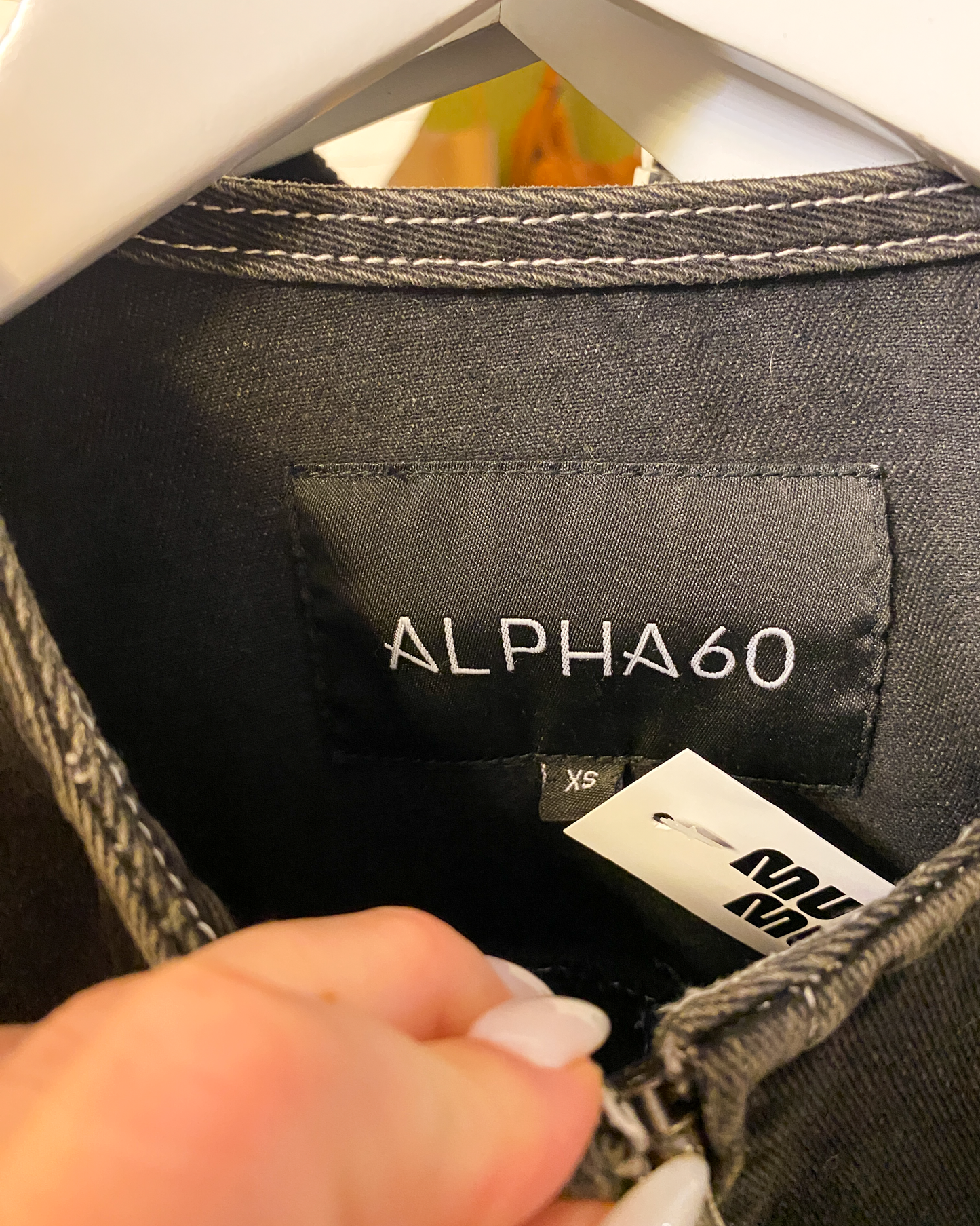 Size XS | Alpha60 Fitted Denim Jacket