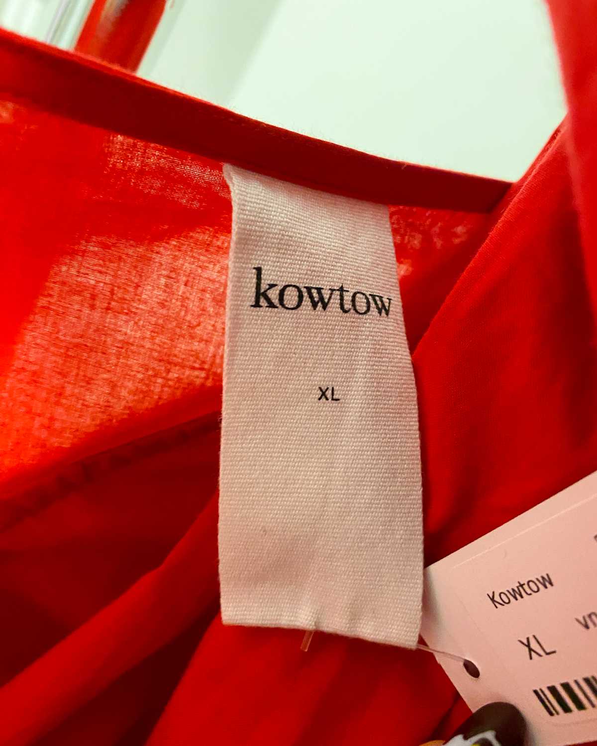 Size XL | Kowtow Frilly Organic Cotton Maxi Dress