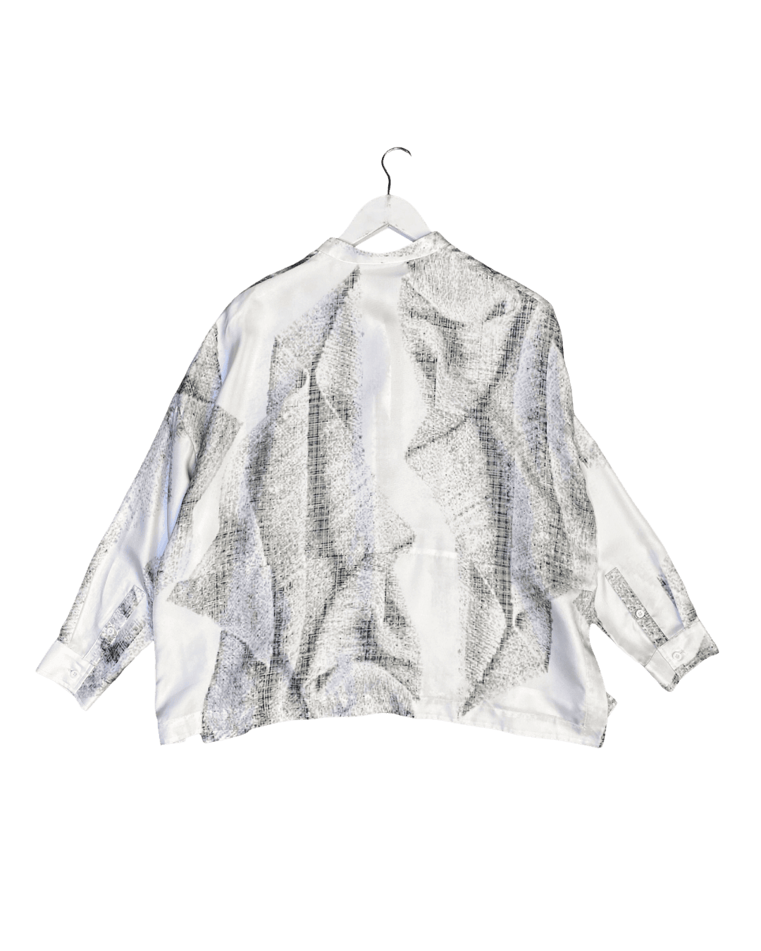Size S | Alpha60 Boxy Silk Shirt