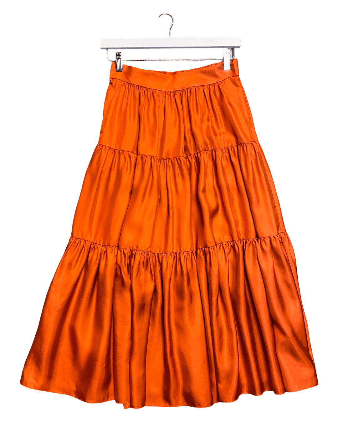 Size 10 | Husk Silk Satin Maxi Skirt