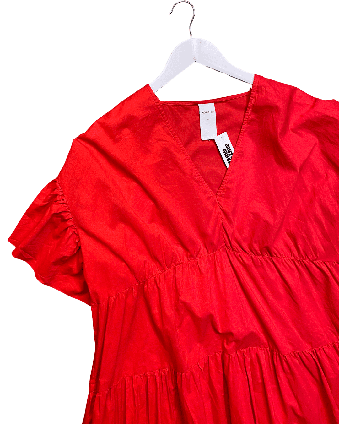 Size XL | Kowtow Frilly Organic Cotton Maxi Dress