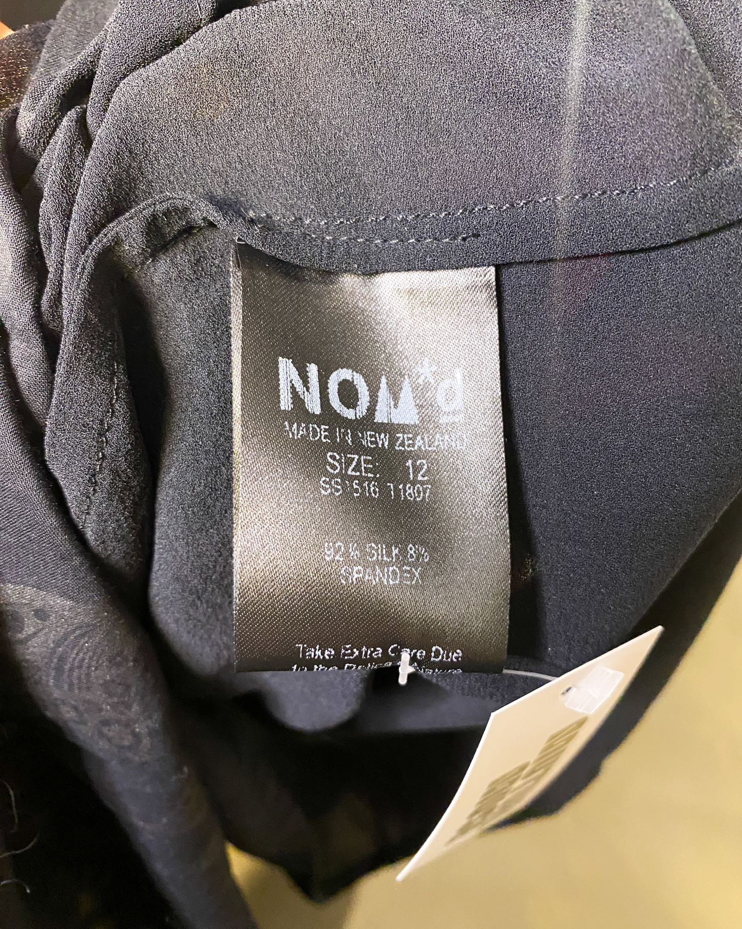 Size L | Nom*D Silk Mini Dress
