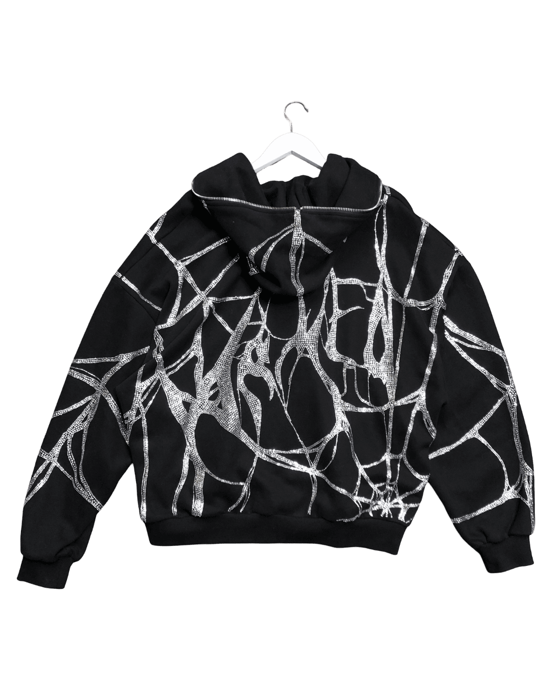 Size L/XL | Named Collective Diamante Spiderweb Hoodie