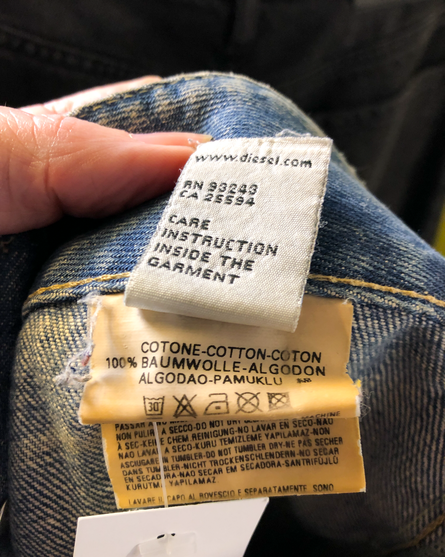 Size 26 | Diesel D-Hush Low Rise Jeans