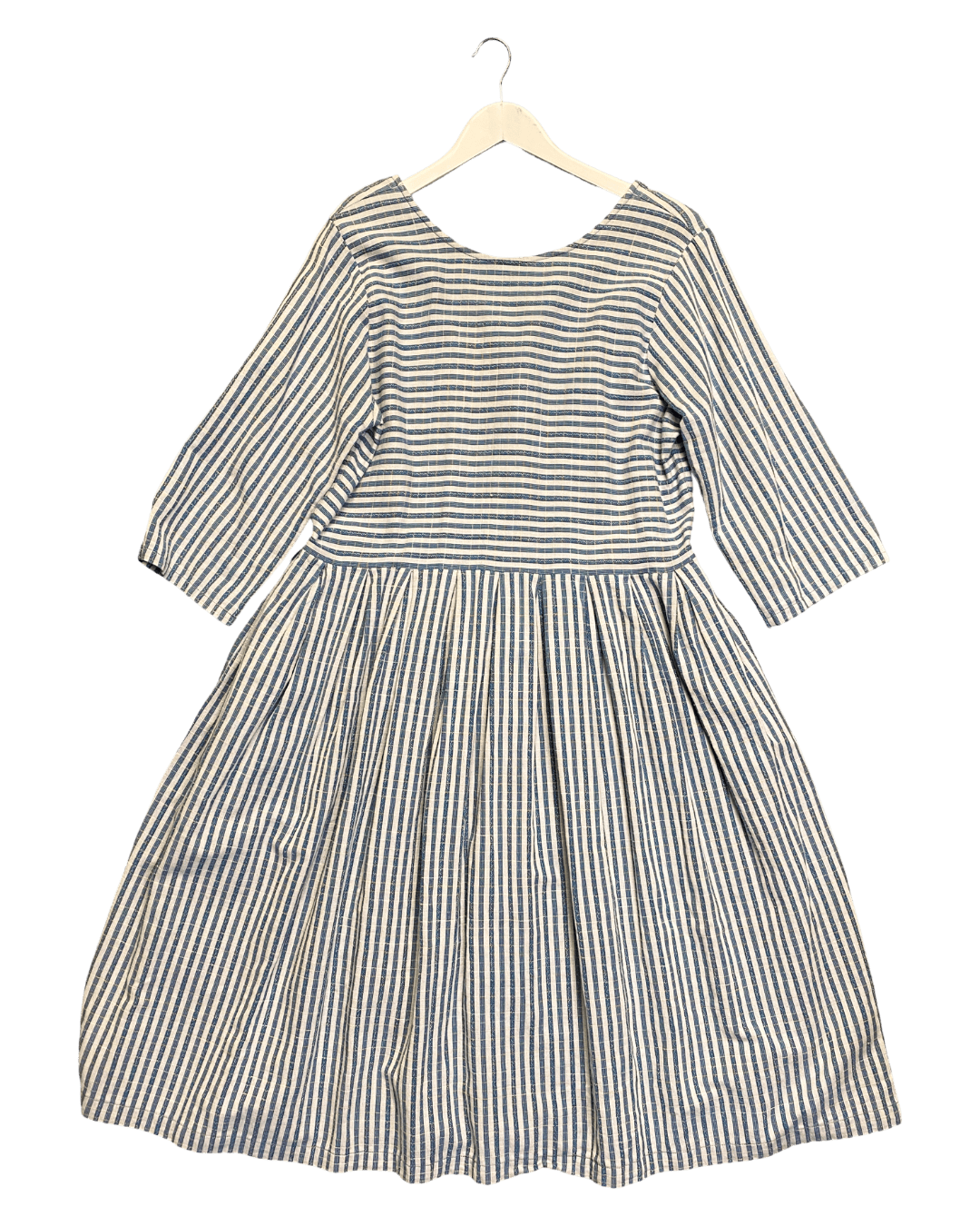 Size L | Ace & Jig Striped Woven Cotton Dress