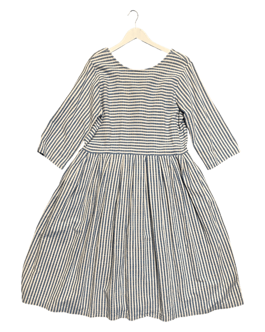 Size L | Ace & Jig Striped Woven Cotton Dress