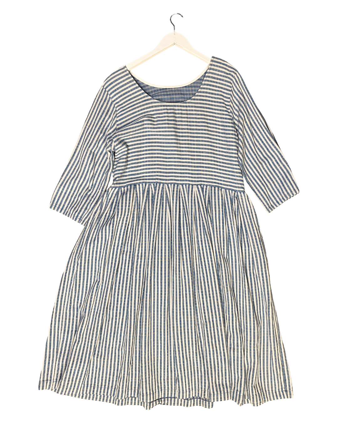Size L | Ace & Jig Striped Woven Cotton Dress