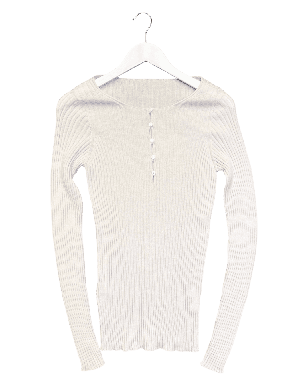 Size M | Francie Ribbed Merino Top