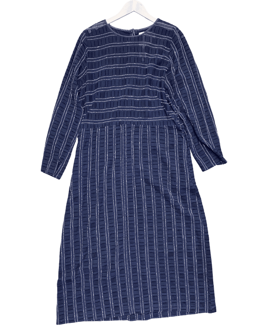 Size L |Ace & Jig Navy Organic Cotton Dress