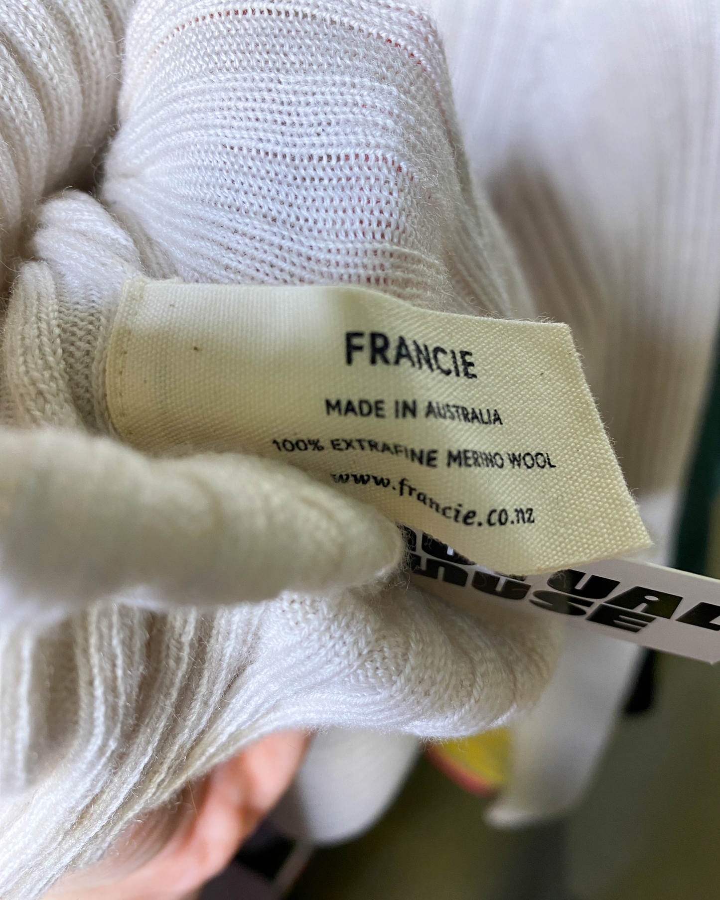 Size M | Francie Ribbed Merino Top