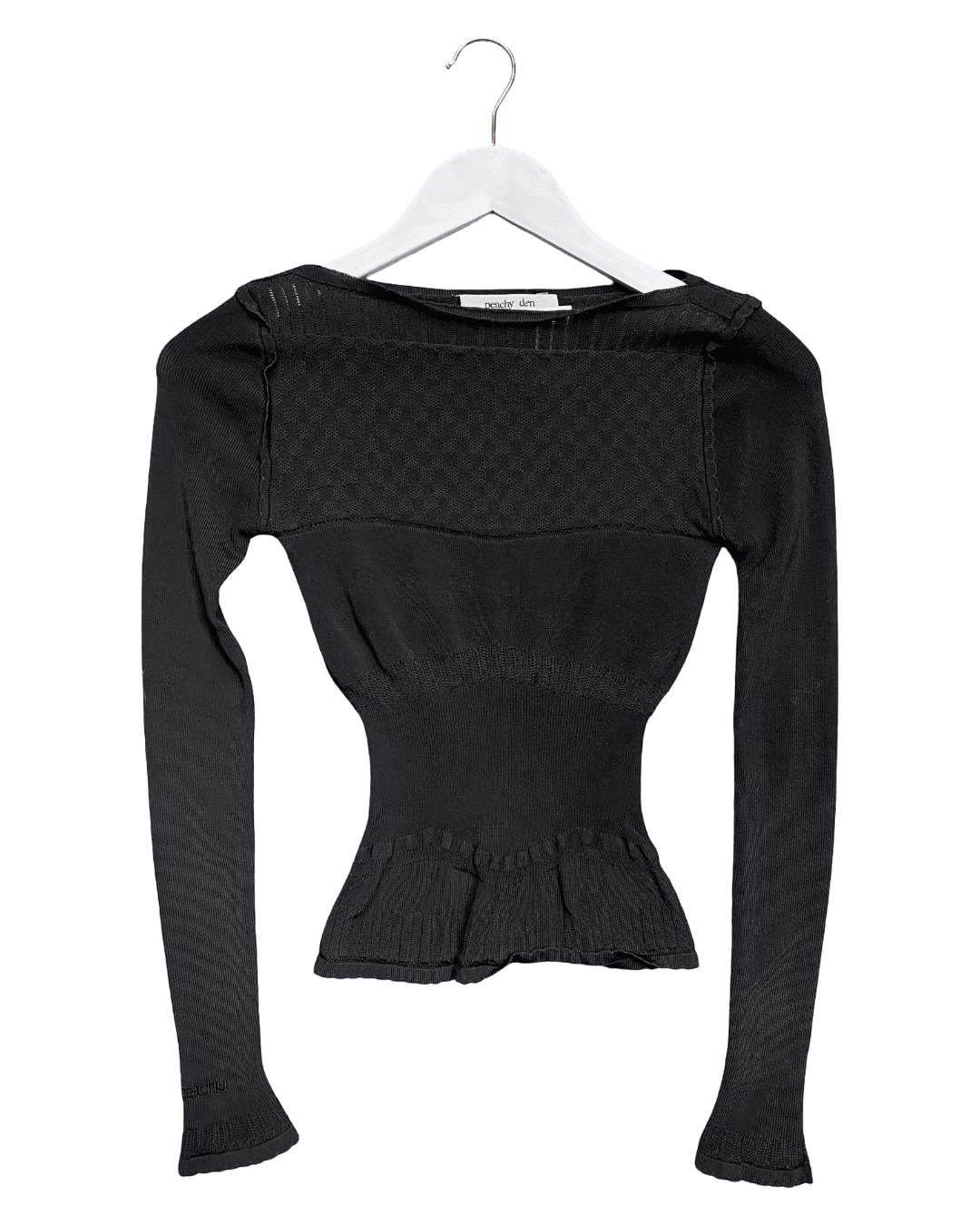 Size S | Peachy Den Elsa Knit Top